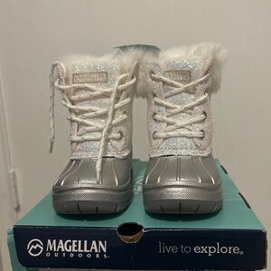 Toddler Girl Glitter Winter Boots-Brand New!